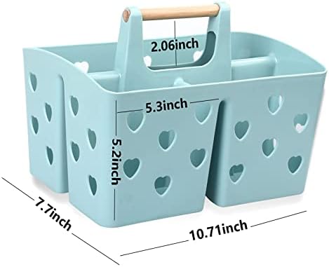 Anyoifax Portable Shower Caddy with Handle and Drainage