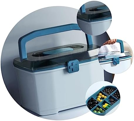 Beavorty Medicine Cabinet with Double Organizer and Removable Tray