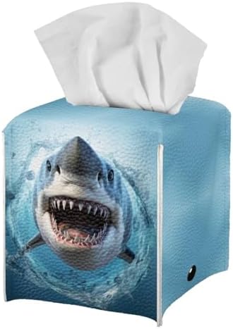 ZOUTAIRONG Cool Shark Tissue Box Cover Holder