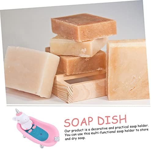PRETYZOOM Adorable Unicorn Soap Dish Holder