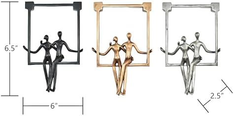 Natural Design Architecture Lifestyle N Swinging Couple Sculpture