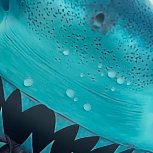 Shark Shower Curtain Set with Hooks