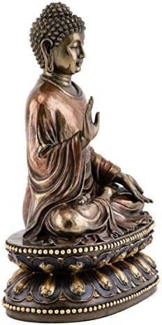 Top Collection Shakyamuni Buddha Statue Touching Earth 9 Inch Bronze