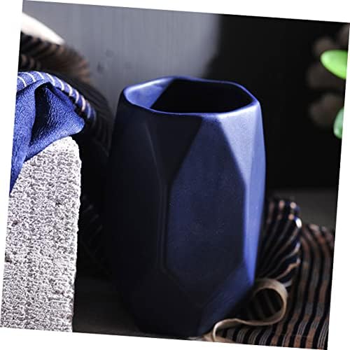 PRETYZOOM Ceramic Toothbrush Cup Holder for Home Travel