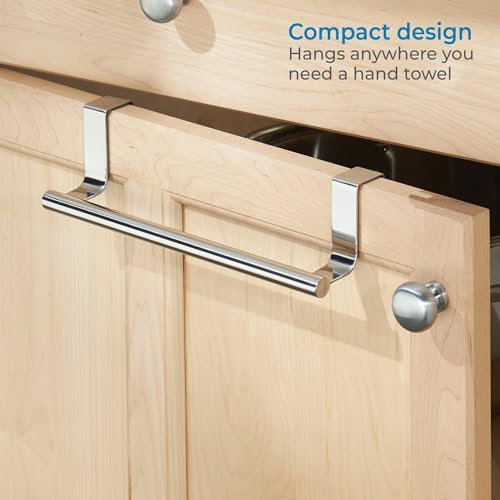 InterDesign iDesign Forma Metal Towel Rack for Kitchen and Bathroom
