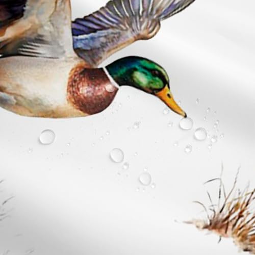 Erosebridal Mallard Duck Hunter Shower Curtain Set