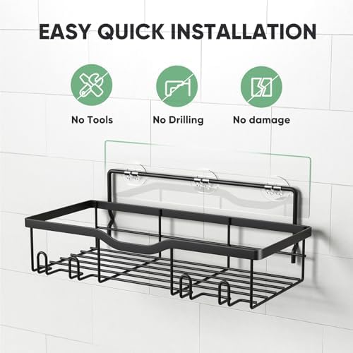 Almaybe 5-Pack Corner Shower Shelf Set