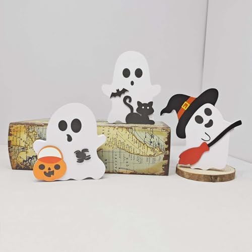 Cute Halloween Ghost Statues for Home Decor