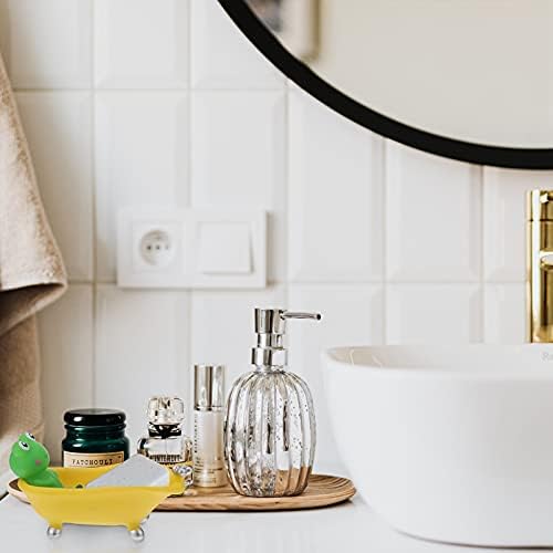 Ciieeo Bar Soap Holder Frog Cartoon Soap Dish for Home and Bath