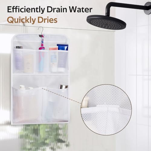 MISSLO Shower Caddy 5 Pockets Hanging Organizer