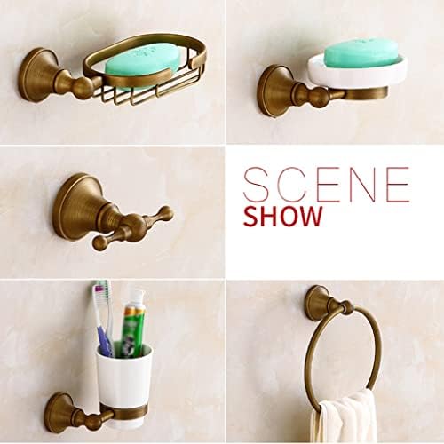 LeGDOr Antique Towel Rack Set in Brass