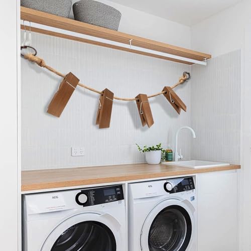Wooden Towel Hooks for Bathroom and Kitchen