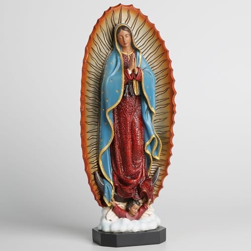 Our Lady of Guadalupe Statue - 135 Inches Hand Painted Religious Sculpture