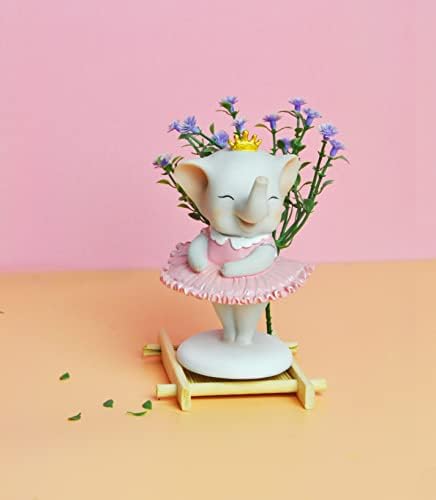 Comfy Hour 5 Inch Cute Dancing Ballet Elephant Figurine