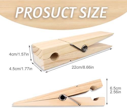 Wood Towel Hooks for Bathroom Farmhouse Decor