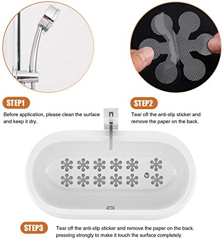 Secopad Non-Slip Bathtub Stickers with Scraper