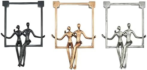 Natural Design Architecture Lifestyle N Swinging Couple Sculpture