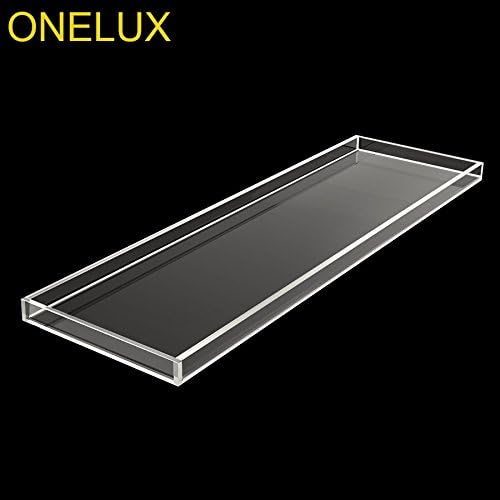 ONELUX Durable Clear Acrylic Bathtub Tray 1