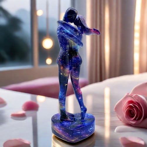 105 Inch Couple Hug Kissing Resin Statue Figurine