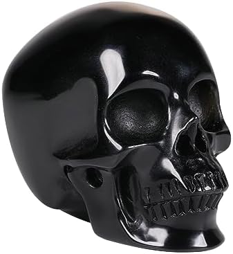 MRSKULL 25 Inch Halloween Crystal Skull Statue