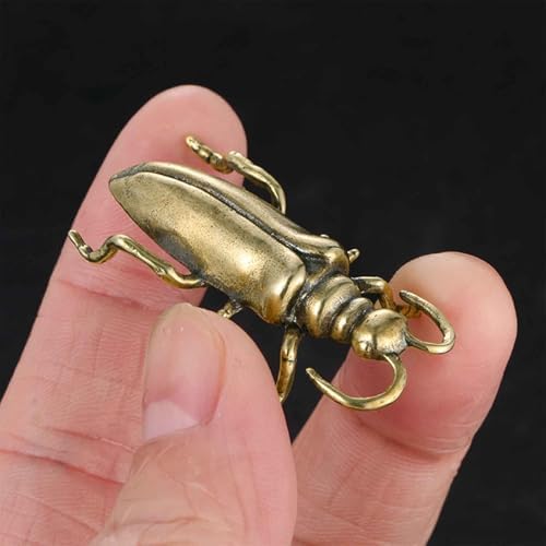 SnowOwl Brass Insect Figurines 3PC Gold Decorations