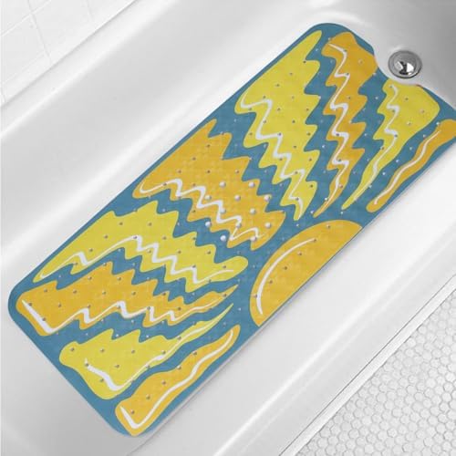 Denifeiya Boho Sun Bathtub Mat Non Slip for Kids