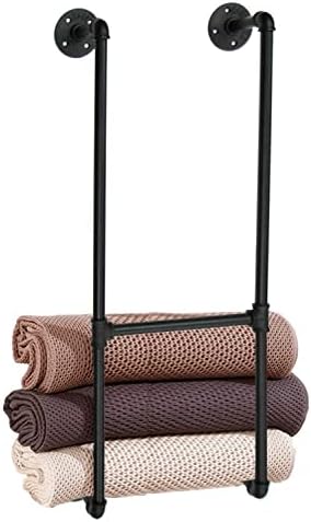 SERENITA Industrial Towel Rack with 7 Hooks