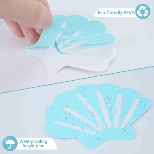 48Pcs Non-Slip Bathtub Stickers with Scraper