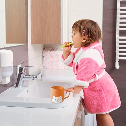 2 Pieces Toothbrush Tumbler for Kids and Travel 1