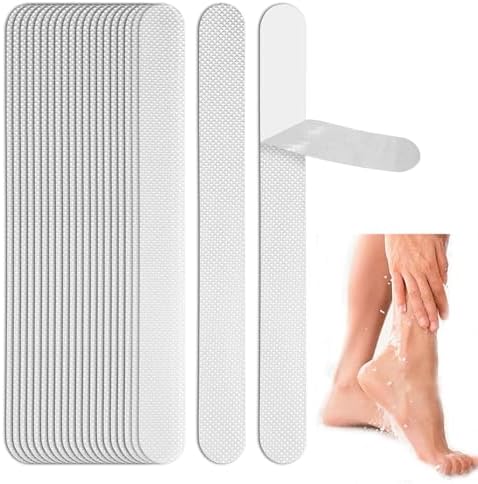 24 PCS Anti Slip Strips for Bathtub Shower Stairs - White