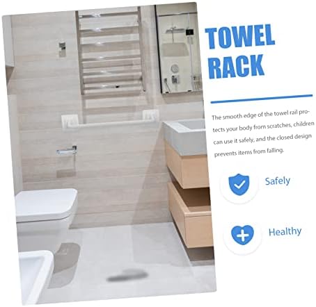 ASAKKURA 2Pcs Adhesive Towel Rack for Bathroom