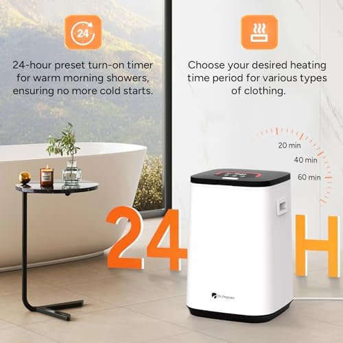 DRPREPARE 23L Towel Warmer with LED Display