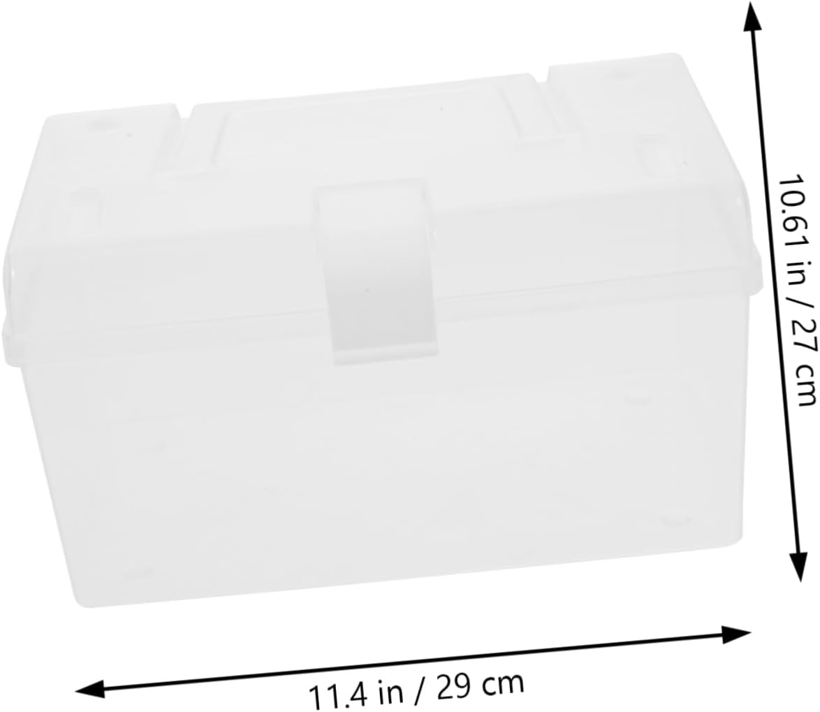 NOLITOY White Medicine Cabinet Storage Organizer