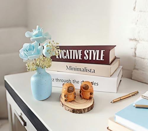 Mini Carved Wooden Capybara Figurines 3PCS Decor Set