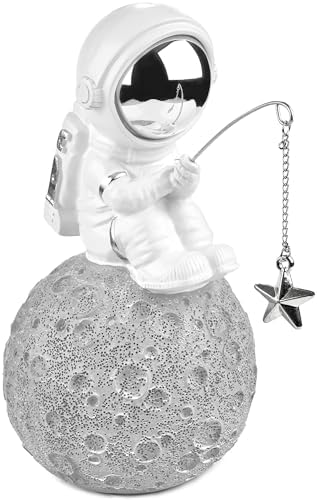 Figurine Astronaut Moon Fishing Stars - 67 Inch Space Decor