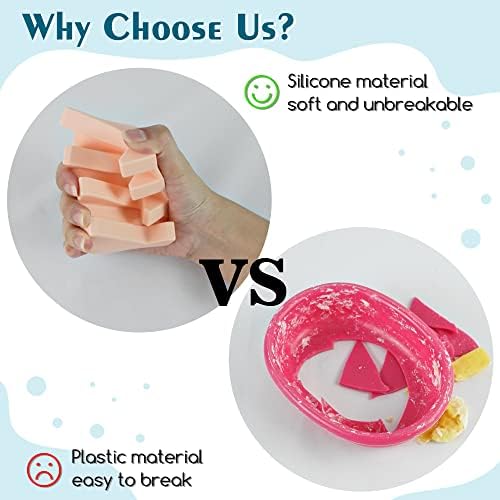MRBULLOCK Silicone Soap Dish Light Grey 2-Pack