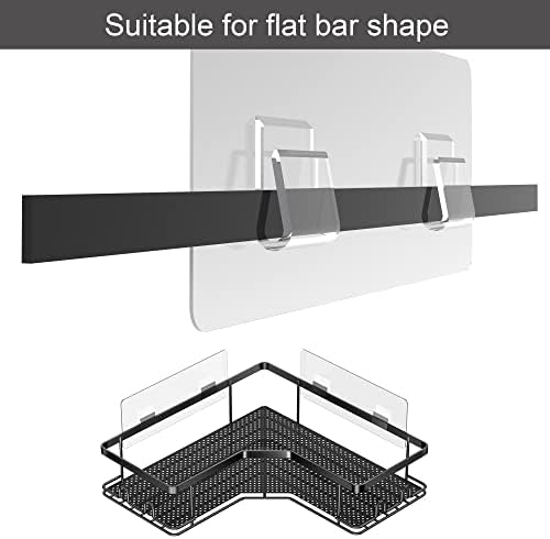 AOUKAR Shower Caddy Shelf Adhesive Pads 4pack