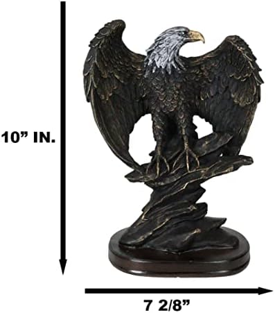 Ebros Gift 1025 Tall Patriotic Bald Eagle Figurine