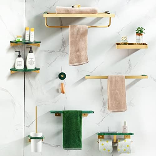 LeGDOr Bathroom Accessory Set with Towel Rack and Toilet Paper Holder
