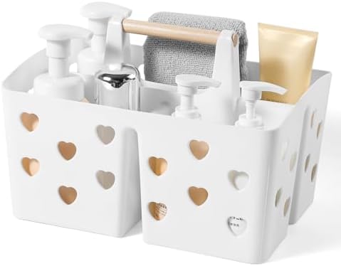 Anyoifax Portable Shower Caddy with Handle and Drainage Holes