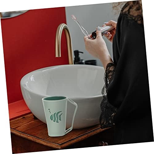 Beatifufu Bathroom Rinsing Cups 2 Pcs Toothbrush Holder 1