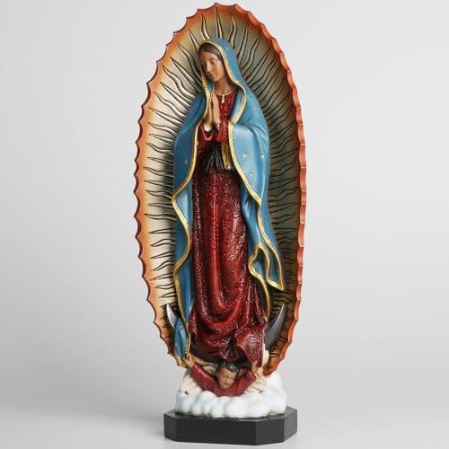 Our Lady of Guadalupe Statue - 135 Inches Hand Painted Religious Sculpture