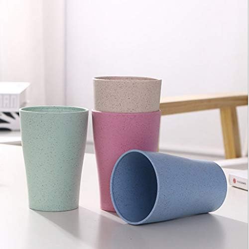 Xiaojikuaipao Wheat Straw Cups 4Pcs Reusable Tumblers