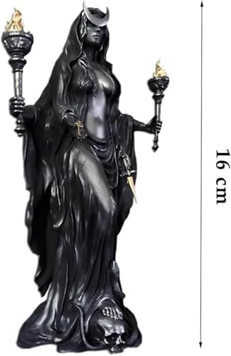Hekate Niktipolos Statue - Greek Goddess with Magic Hounds
