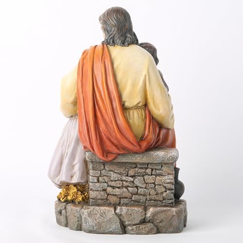 BC Catholic Jesus with Children Statue 88 H 1