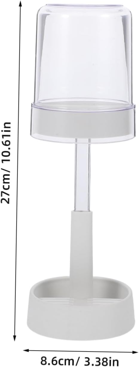 IMIKEYA Toothbrush Holder with Cover and Cup Slot