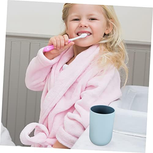 4pcs Simple Style Toothbrush Cups Tumblers for Mouthwash and Rinsing