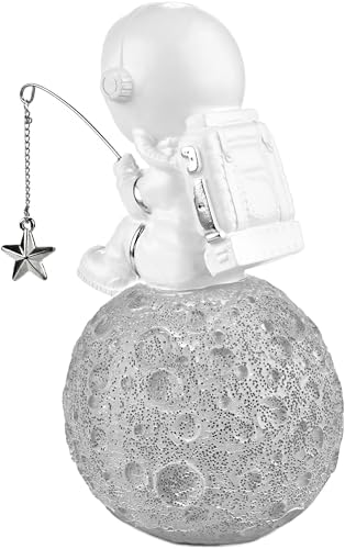 Figurine Astronaut Moon Fishing Stars - 67 Inch Space Decor