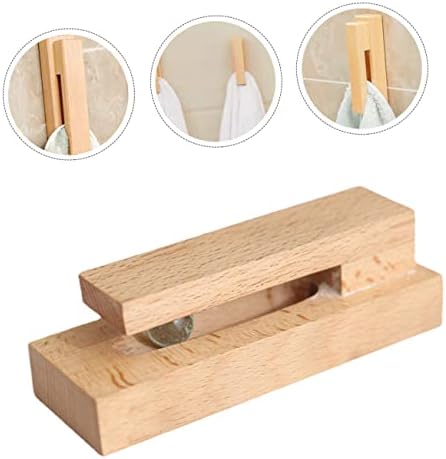 Happyyami Towel Hanging Rack Rustic Style for Bathroom and Kitchen