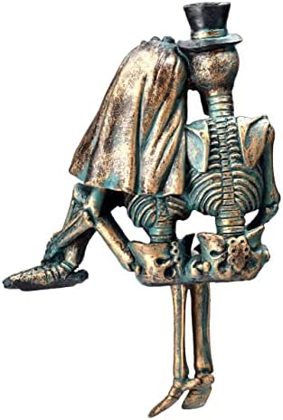 Pacific Giftware Love Never Dies Steampunk Couple Shelf Sitter Cake Topper